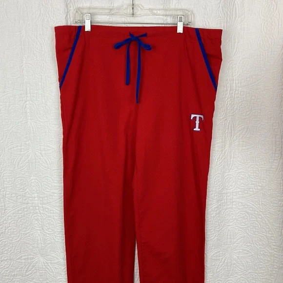 MLB Genuine Merchandise Women’s Texas Rangers Scrub Set sz Small - Picture 8 of 14